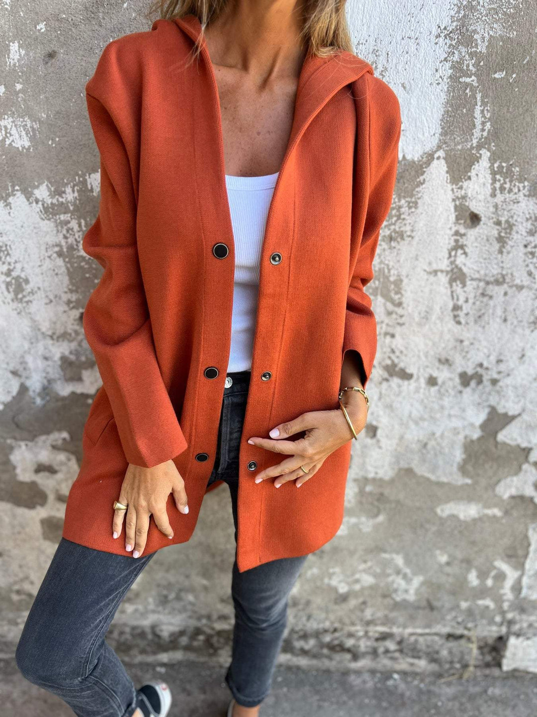 Aurea – Gemütlicher Kapuzencardigan