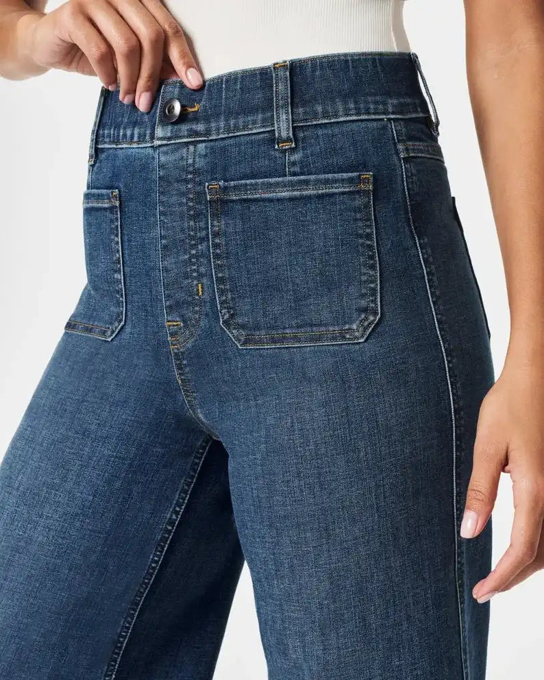 Riley - Weite High-Rise-Jeans