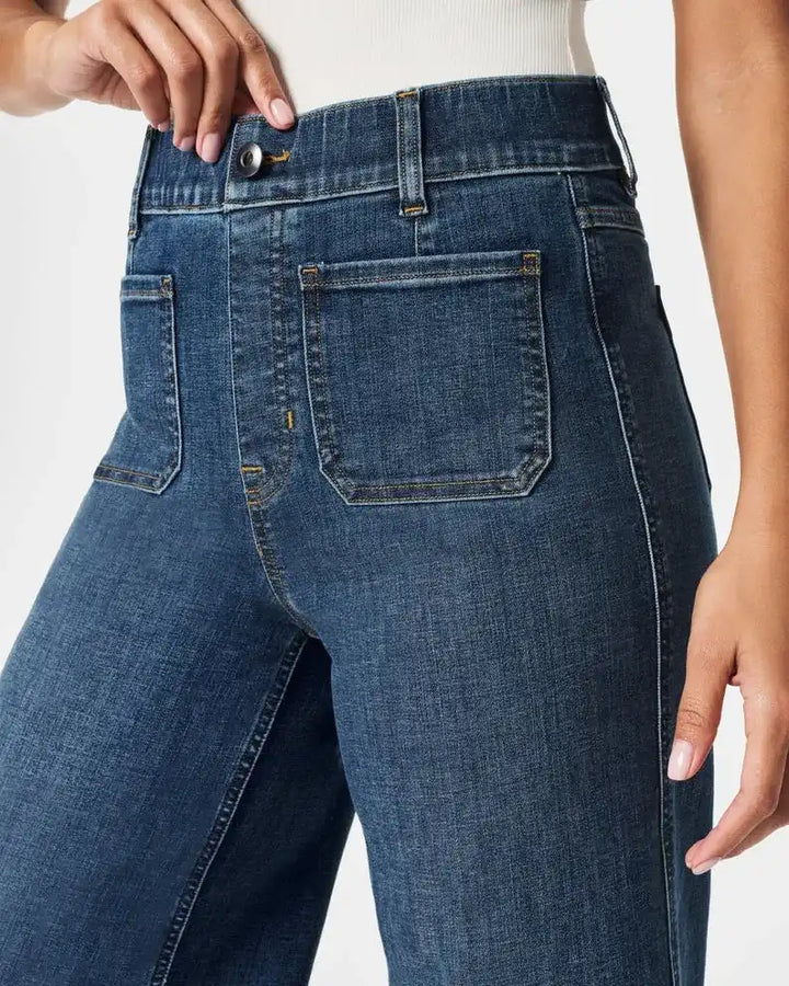 Riley - Weite High-Rise-Jeans