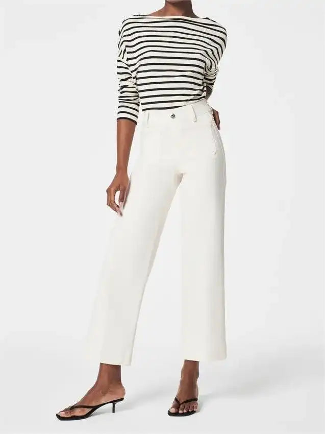 Riley - Weite High-Rise-Jeans