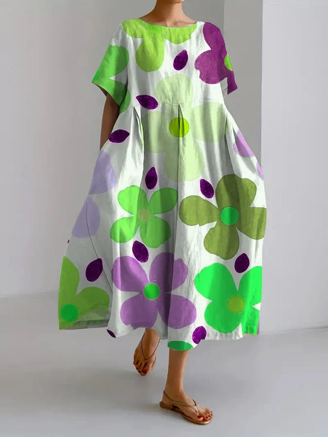 Florence - Blumenmuster Kleid