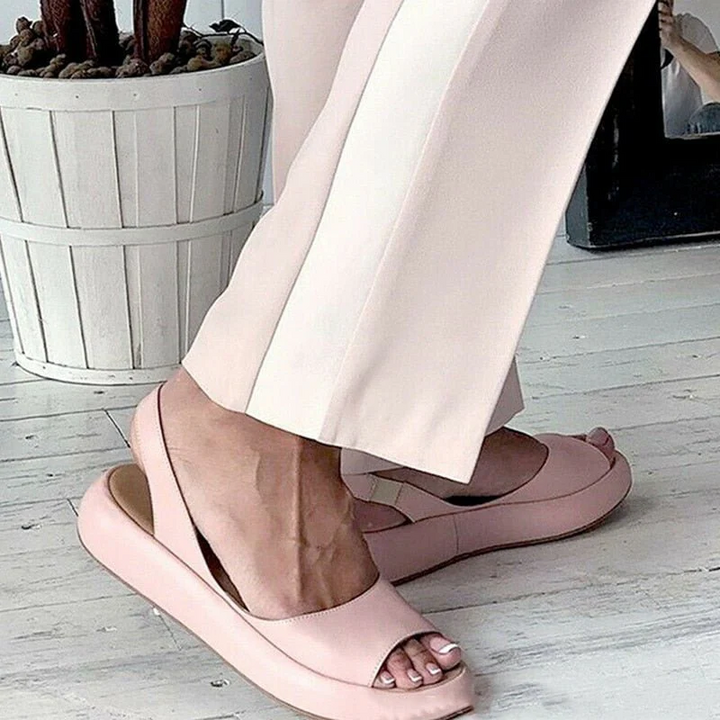 Tina – Offene Flache Schuhe