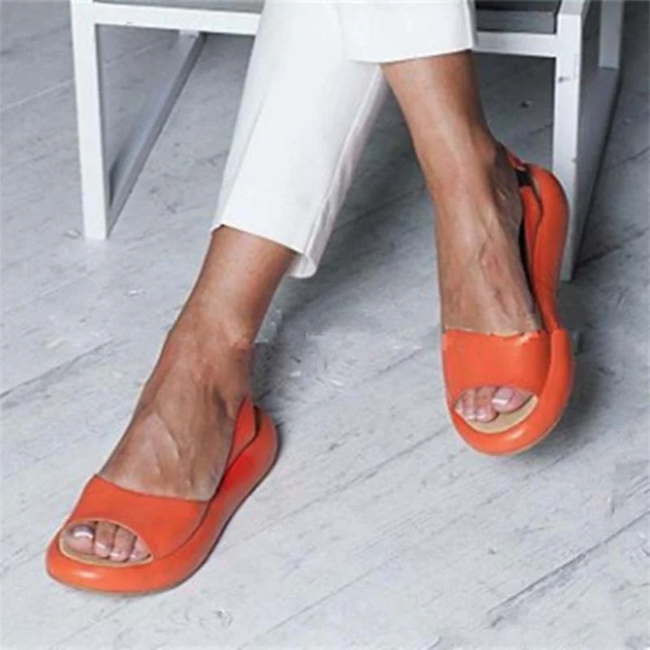 Tina – Offene Flache Schuhe