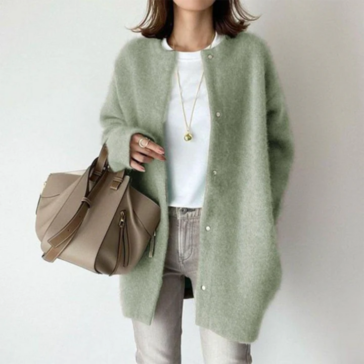Irene – Übergröße Gemütliche Strickjacke