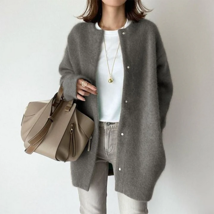Irene – Übergröße Gemütliche Strickjacke