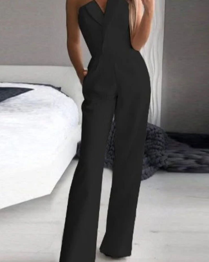 Nancy – Trägerloser Jumpsuit Elegance