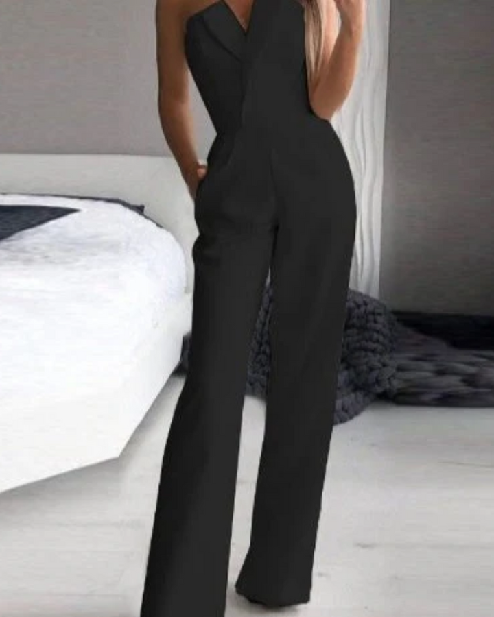 Nancy – Trägerloser Jumpsuit Elegance