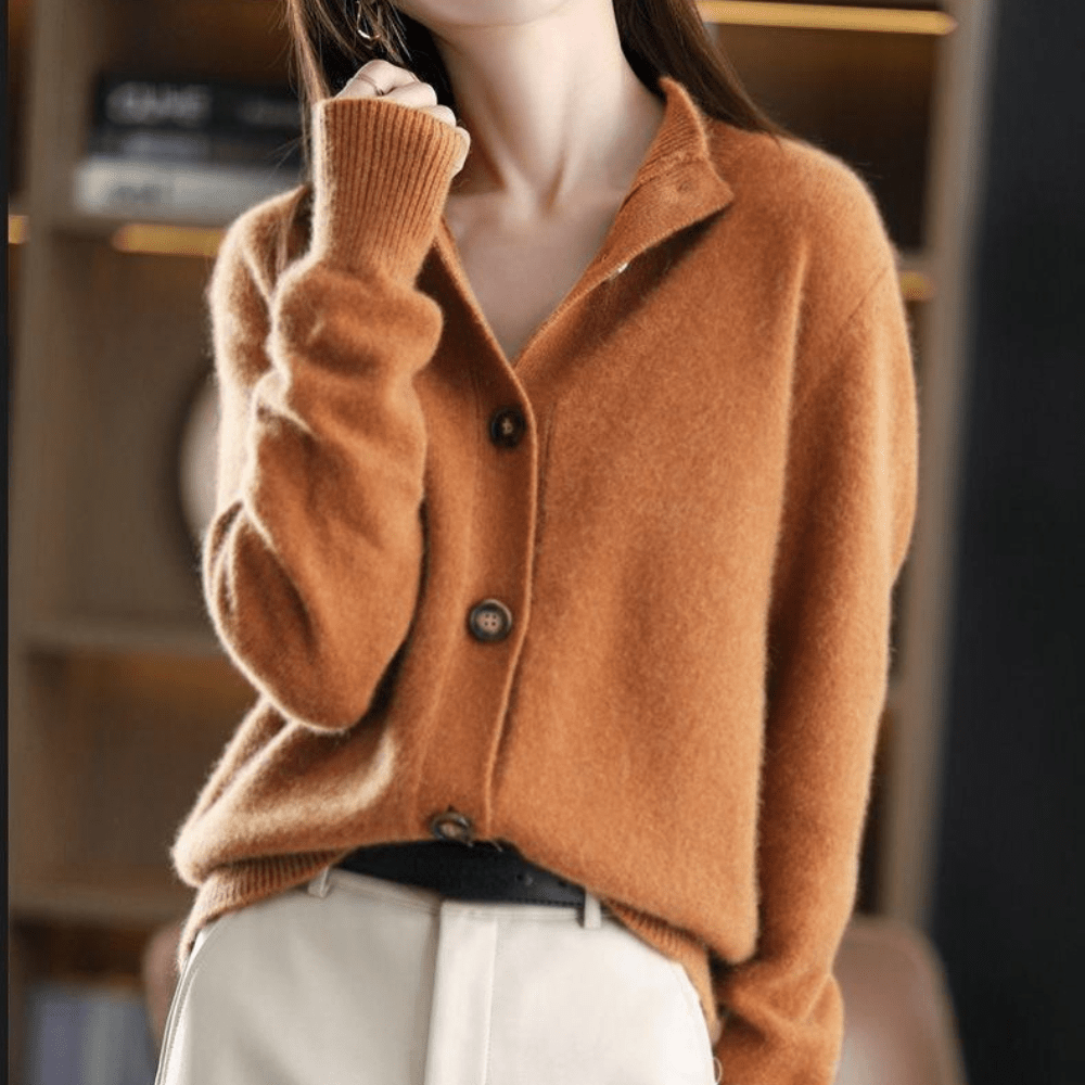 Lydia – Luxuriöser Strickcardigan