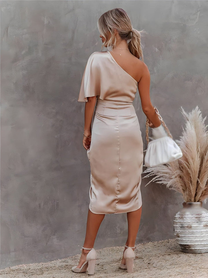 Gisela – Ein-Schulter-Luxuskleid