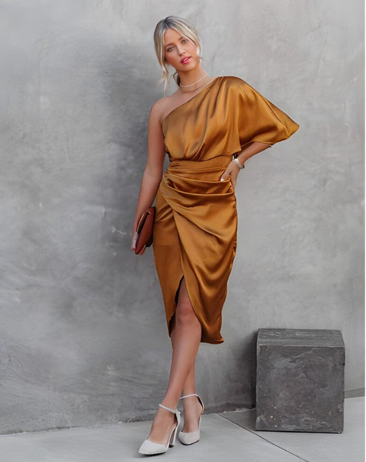 Gisela – Ein-Schulter-Luxuskleid