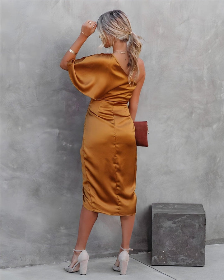 Gisela – Ein-Schulter-Luxuskleid