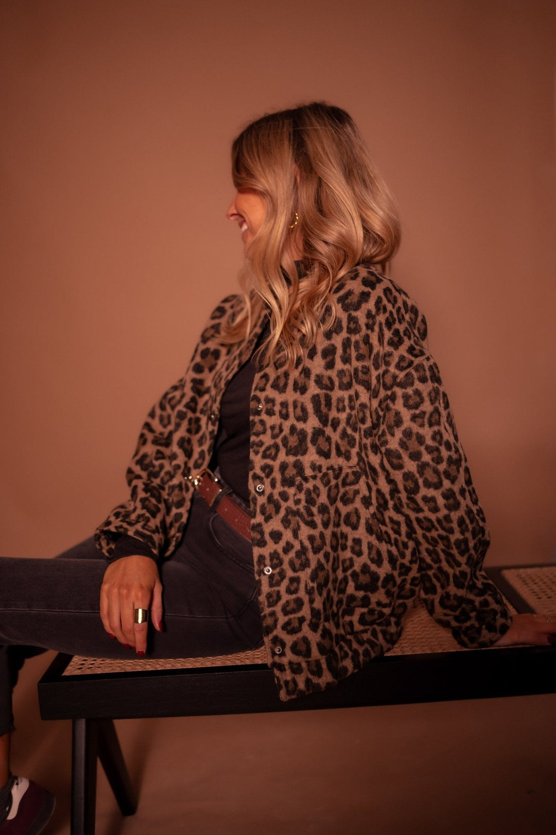 Niah – Elegante Leoparden Jacke
