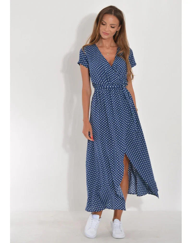 Mian – Colorflow Wickelkleid