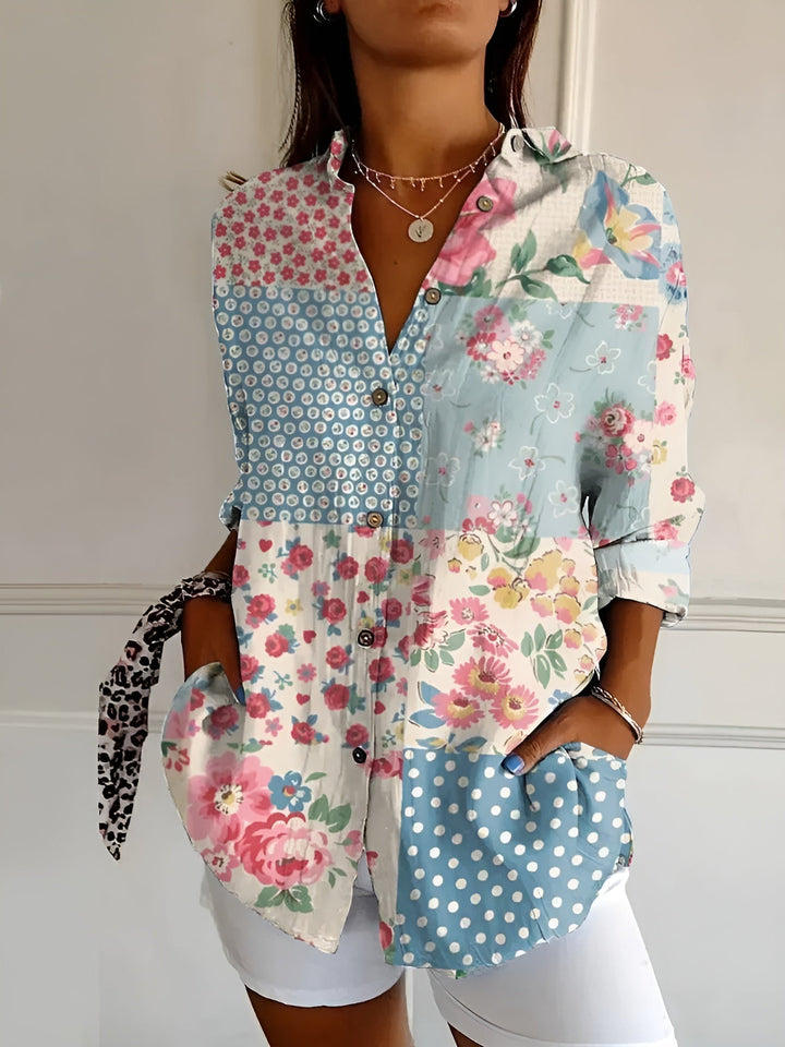 Marie – Knopfleiste Bluse