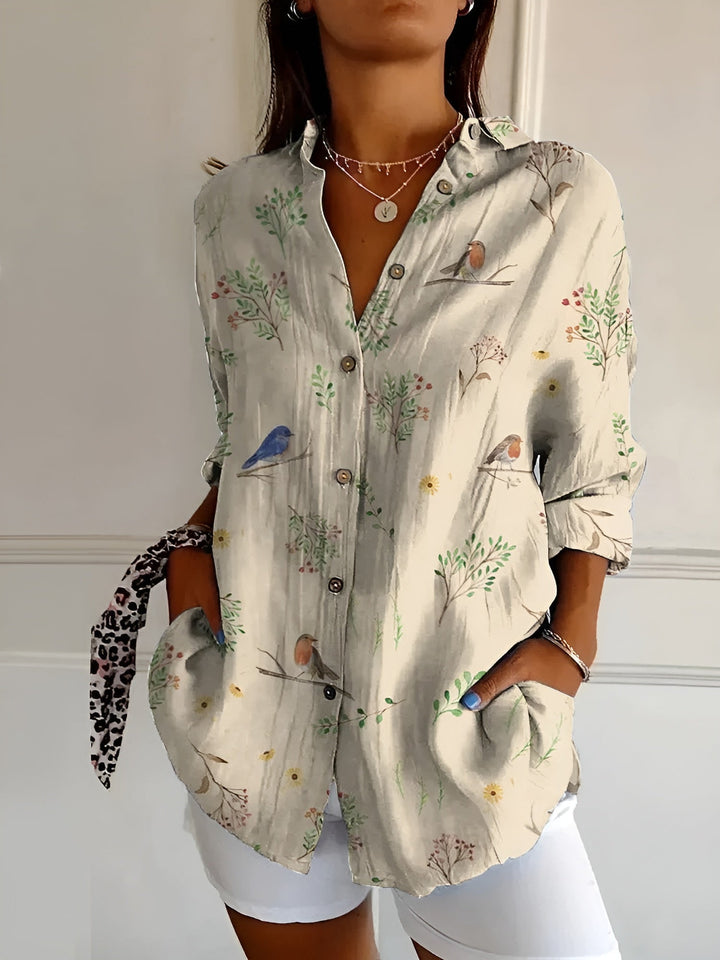 Marie – Knopfleiste Bluse