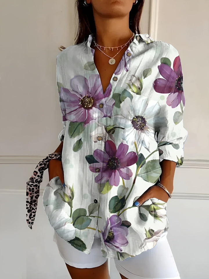 Marie – Knopfleiste Bluse