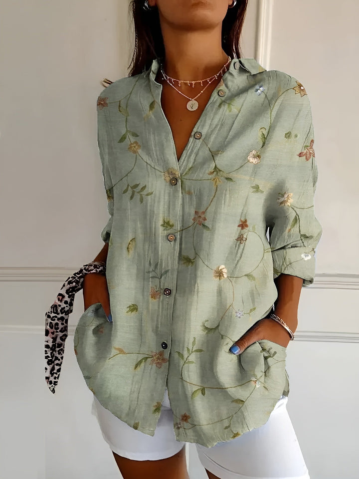 Marie – Knopfleiste Bluse